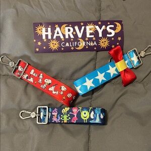 Harveys Kids Red and Blue Keychain Trio